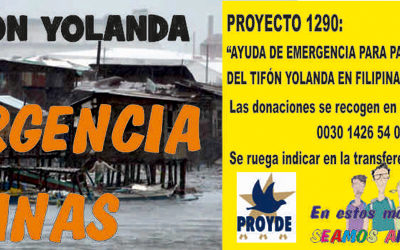 EMERGENCIA FILIPINAS – TIFÓN YOLANDA