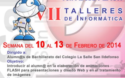 VI Taller de Informática de Bachillerato: Introducción a la animación con Adobe Flash
