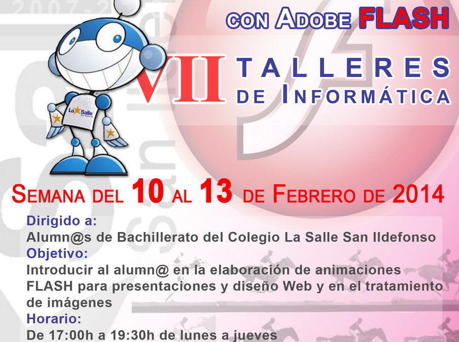 VI Taller de Informática de Bachillerato: Introducción a la animación con Adobe Flash