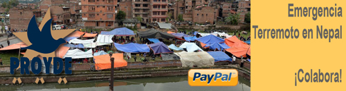 PROYDE pone en marcha un proyecto de ayuda de emergencia a las personas damnificadas por el terremoto de Nepal