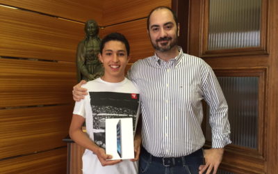 Entrega del premio del juego de la Semana de La Salle «Soy el que más sabe de La Salle del mundo»