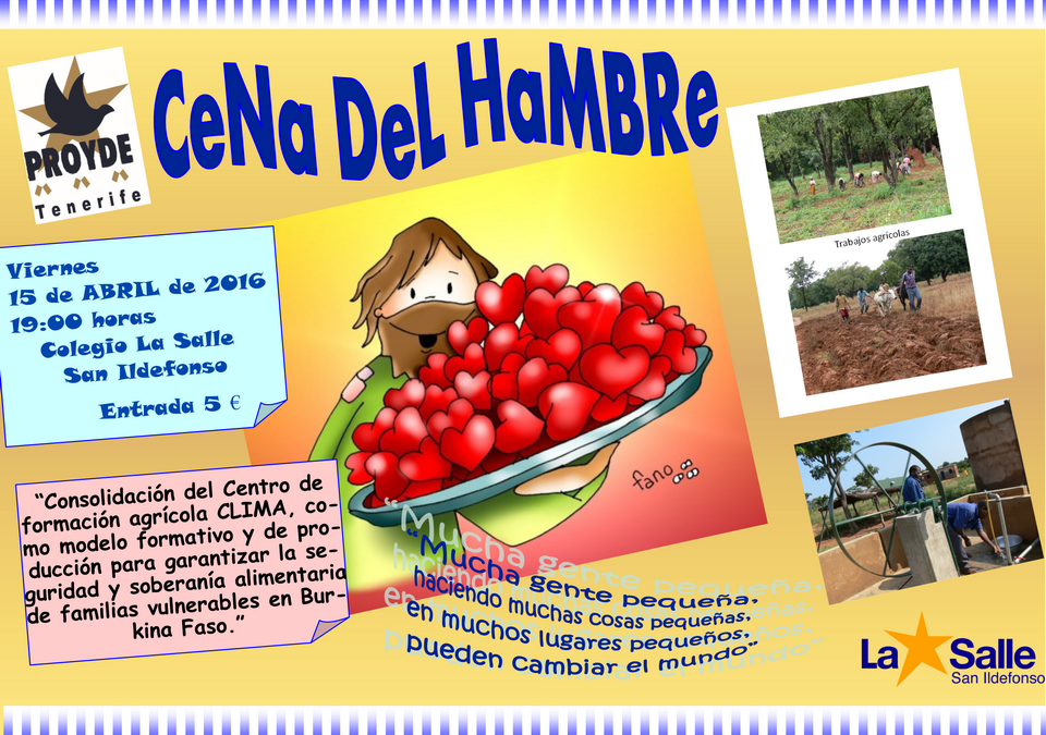 CENA DEL HAMBRE 2016