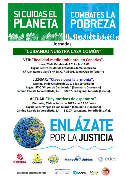Jornadas «Cuidando nuestra casa común»