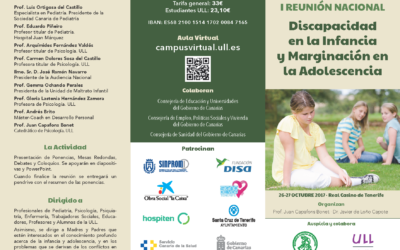 Invitamos a toda nuestras familias y profesores a participar en la I Reunión Nacional por la Discapacidad en la Infancia y Marginación en la Adolescencia