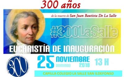 Eucaristía de inauguración del Tricentenario de la muerte de San Juan Bautista de La Salle