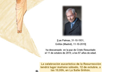 Fallecimiento de nuestro querido H. Augusto