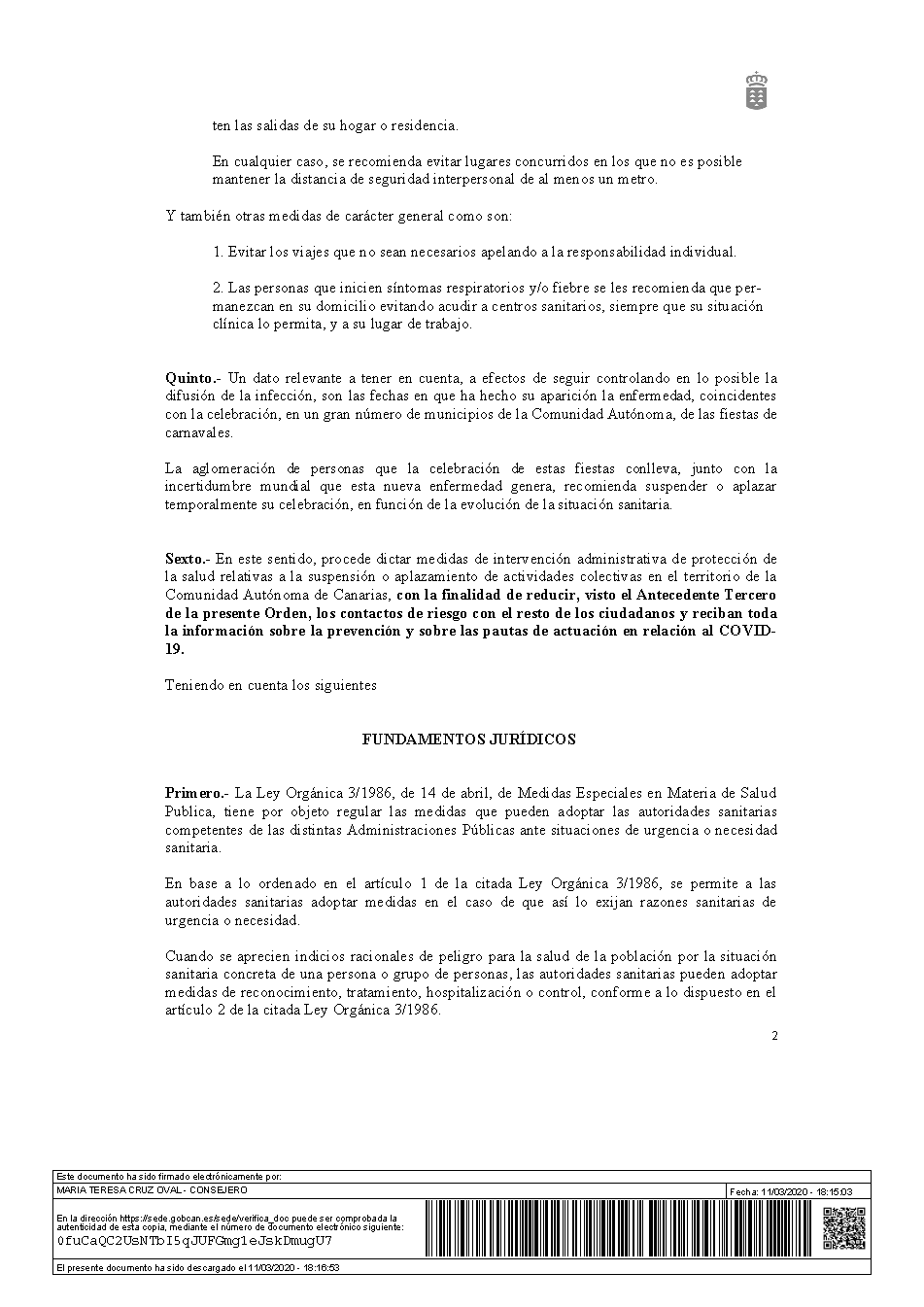 consejeria sanidad medidas coronavirus pag2