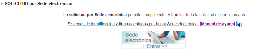 solicitud por sede electronica