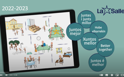 #LaSalleJuntosMejor – Vídeo del acto de presentación del lema