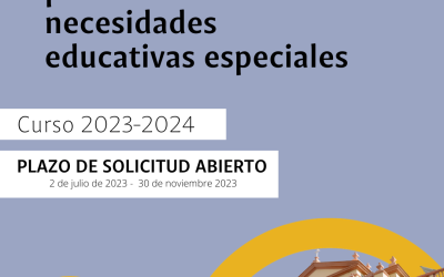 Becas para alumnado con necesidades educativas especiales para el curso 2023-2024